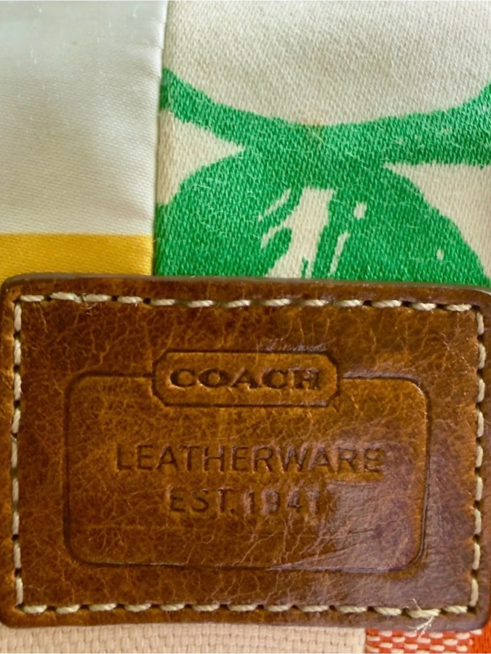 Coach Vintage Multicolor Patchwork Micro Purse